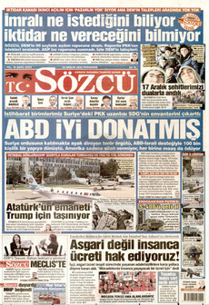 SÖZCÜ 18 Aralık 2025 gazete manşeti