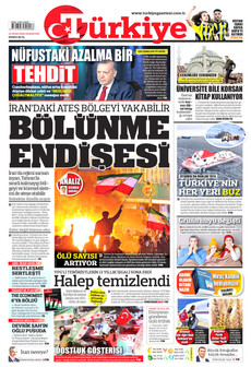 TÜRKİYE GAZETESİ 12 Ocak 2026 gazete manşeti