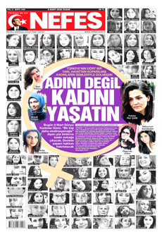 NEFES 8 Mart 2026 gazete manşeti