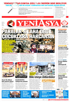 YENİ ASYA 8 Mart 2026 gazete manşeti