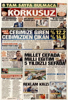 KORKUSUZ 5 Mayıs 2026 gazete manşeti