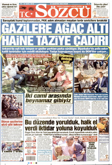 SÖZCÜ 23 Ağustos 2026 Gazete Manşeti Küçük
