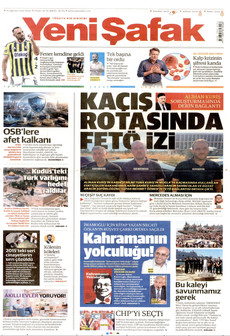 YENİ ŞAFAK 23 Ağustos 2026 Gazete Manşeti Küçük