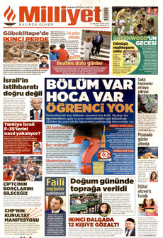 MİLLİYET 23 Ağustos 2026 Gazete Manşeti Küçük
