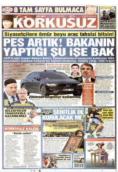 KORKUSUZ 23 Ağustos 2026 Gazete Manşeti Küçük