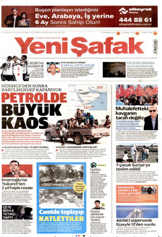 YENİ ŞAFAK 12 Eylül 2026 Gazete Manşeti Küçük