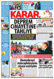 KARAR 12 Eylül 2026 Gazete Manşeti Küçük