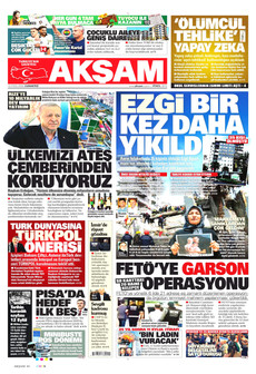 AKŞAM 12 Eylül 2026 Gazete Manşeti Küçük