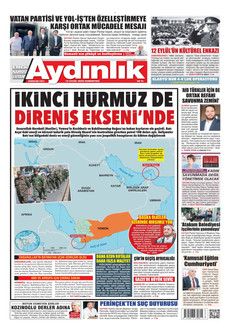AYDINLIK GAZETESİ 12 Eylül 2026 Gazete Manşeti Küçük