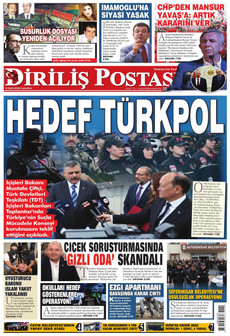 DİRİLİŞ POSTASI 12 Eylül 2026 Gazete Manşeti Küçük