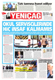 YENİÇAĞ 12 Eylül 2026 Gazete Manşeti Küçük