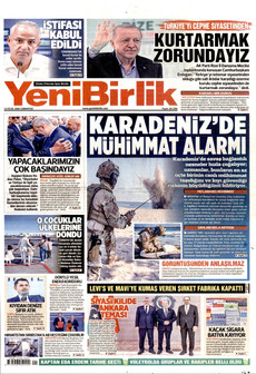 YENİBİRLİK 12 Eylül 2026 Gazete Manşeti Küçük