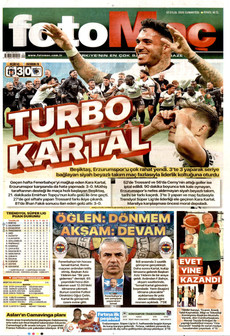 FOTOMAÇ 12 Eylül 2026 Gazete Manşeti Küçük