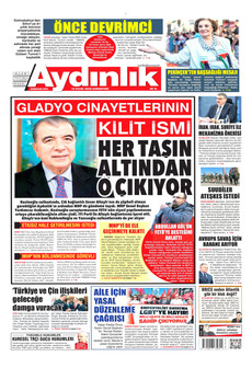 AYDINLIK GAZETESİ 19 Eylül 2026 gazete manşeti
