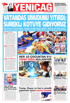 YENİÇAĞ 20 Eylül 2026 gazete manşeti