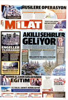 MİLAT 20 Eylül 2026 gazete manşeti