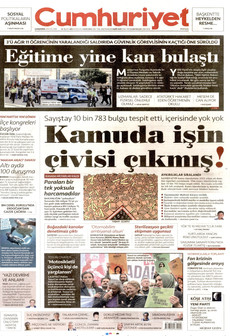 CUMHURİYET 23 Eylül 2026 gazete manşeti