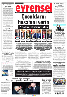 EVRENSEL 23 Eylül 2026 gazete manşeti