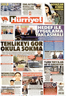 HÜRRİYET 24 Eylül 2026 gazete manşeti