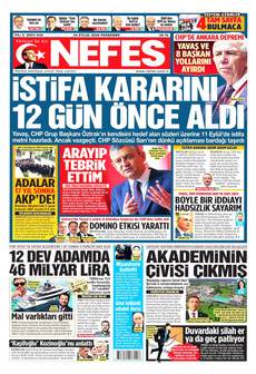 NEFES 24 Eylül 2026 gazete manşeti
