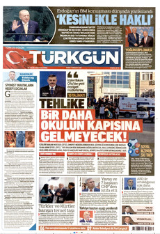 TÜRKGÜN 24 Eylül 2026 gazete manşeti