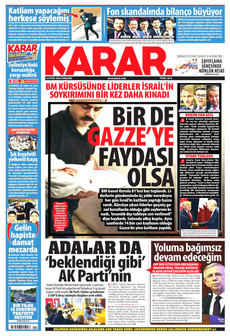 KARAR 24 Eylül 2026 gazete manşeti