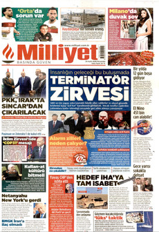 MİLLİYET 24 Eylül 2026 gazete manşeti