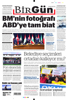 BİRGÜN 24 Eylül 2026 gazete manşeti