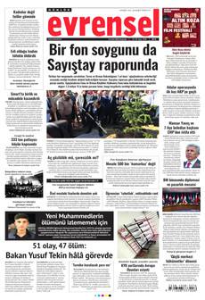 EVRENSEL 24 Eylül 2026 gazete manşeti