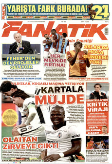 FANATİK 24 Eylül 2026 gazete manşeti