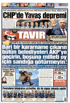 TAVIR GAZETESİ 24 Eylül 2026 gazete manşeti