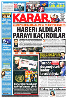 KARAR 25 Eylül 2026 gazete manşeti