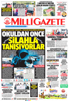 MİLLİ GAZETE 25 Eylül 2026 gazete manşeti
