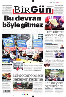 BİRGÜN 25 Eylül 2026 gazete manşeti