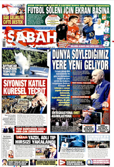 SABAH 25 Eylül 2026 gazete manşeti