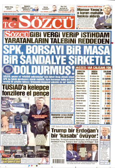 SÖZCÜ 25 Eylül 2026 gazete manşeti