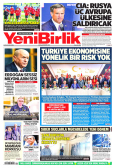 YENİBİRLİK 25 Eylül 2026 gazete manşeti
