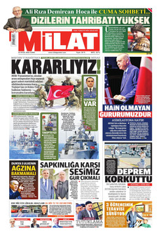 MİLAT 25 Eylül 2026 gazete manşeti