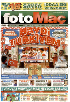 FOTOMAÇ 25 Eylül 2026 gazete manşeti