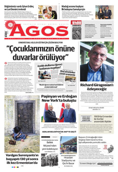 AGOS 25 Eylül 2026 gazete manşeti