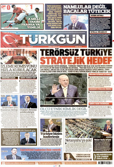 TÜRKGÜN 26 Eylül 2026 gazete manşeti