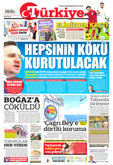 TÜRKİYE GAZETESİ 26 Eylül 2026 gazete manşeti