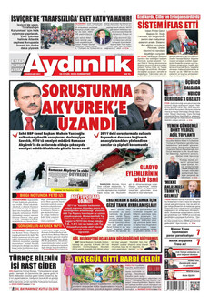 AYDINLIK GAZETESİ 26 Eylül 2026 gazete manşeti