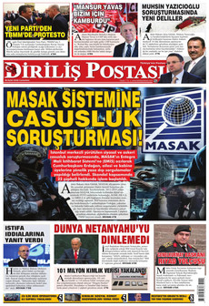 DİRİLİŞ POSTASI 26 Eylül 2026 gazete manşeti