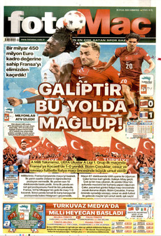 FOTOMAÇ 26 Eylül 2026 gazete manşeti