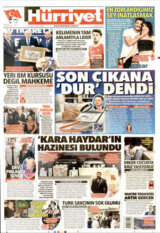 HÜRRİYET 27 Eylül 2026 gazete manşeti