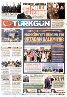 TÜRKGÜN 27 Eylül 2026 gazete manşeti
