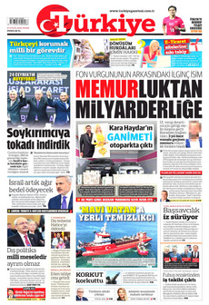 TÜRKİYE GAZETESİ 27 Eylül 2026 gazete manşeti