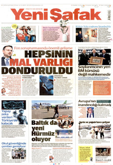 YENİ ŞAFAK 27 Eylül 2026 gazete manşeti