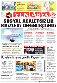 YENİ ASYA 27 Eylül 2026 gazete manşeti